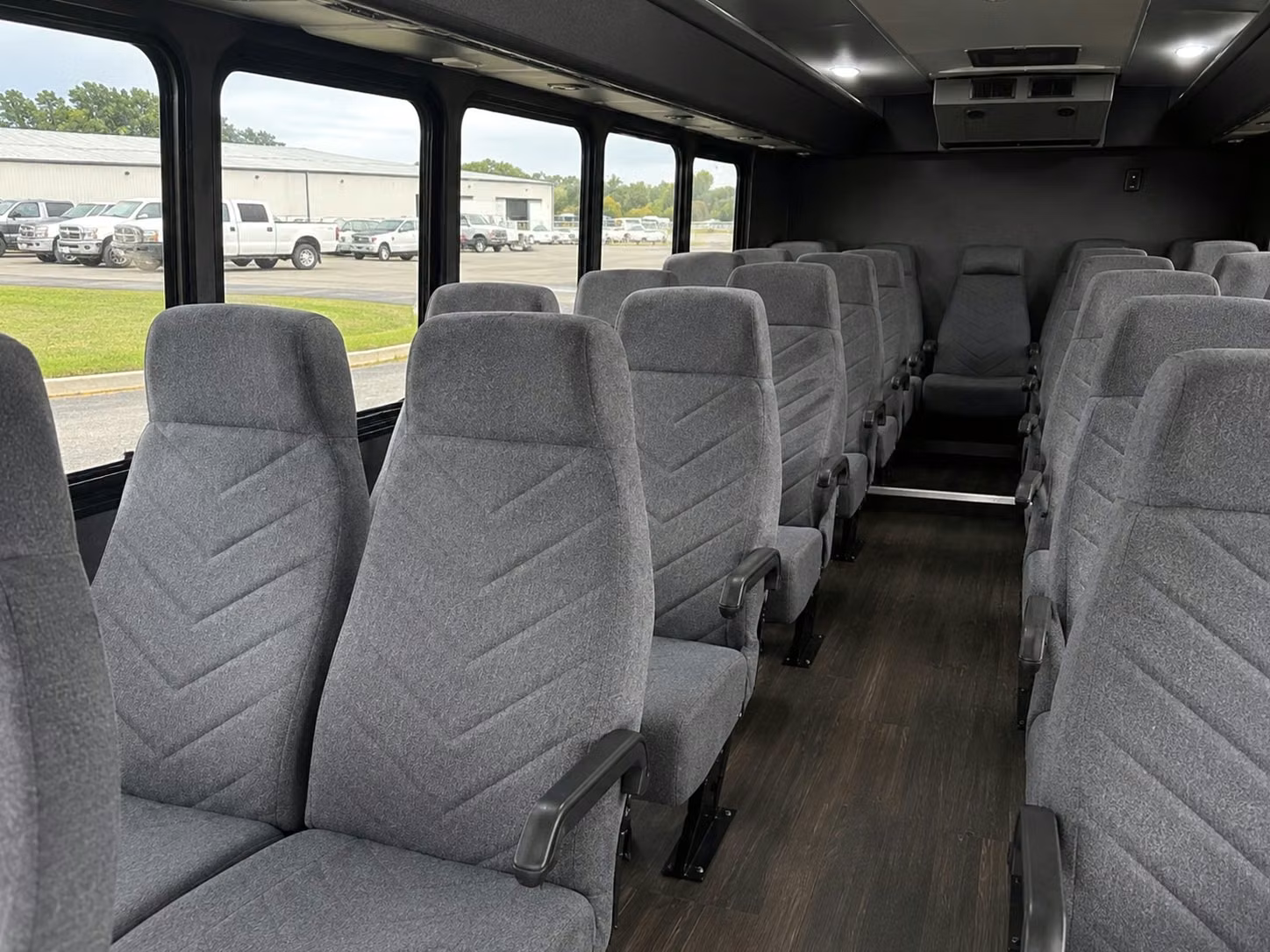 18 passenger minibus interior