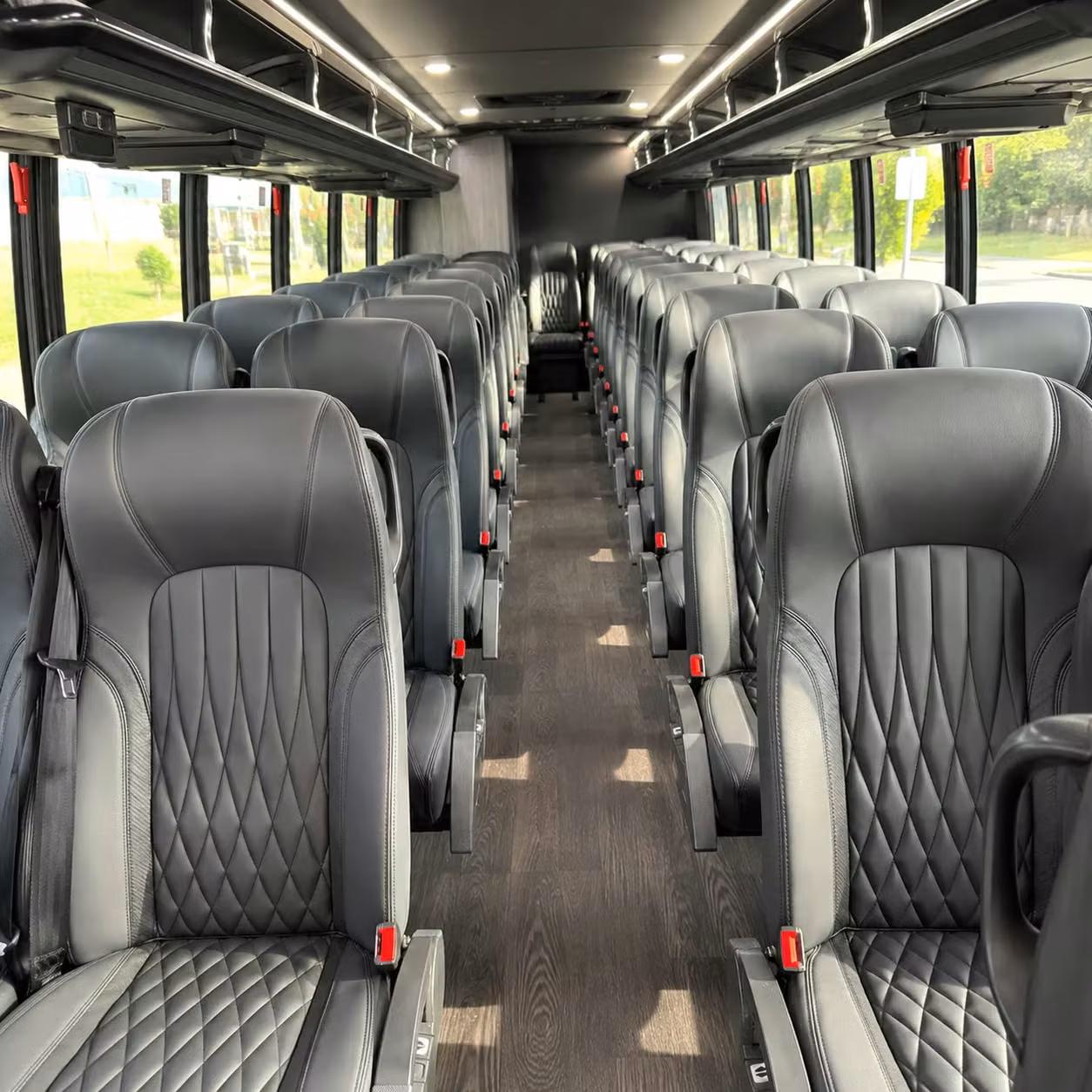30 passenger minibus inside