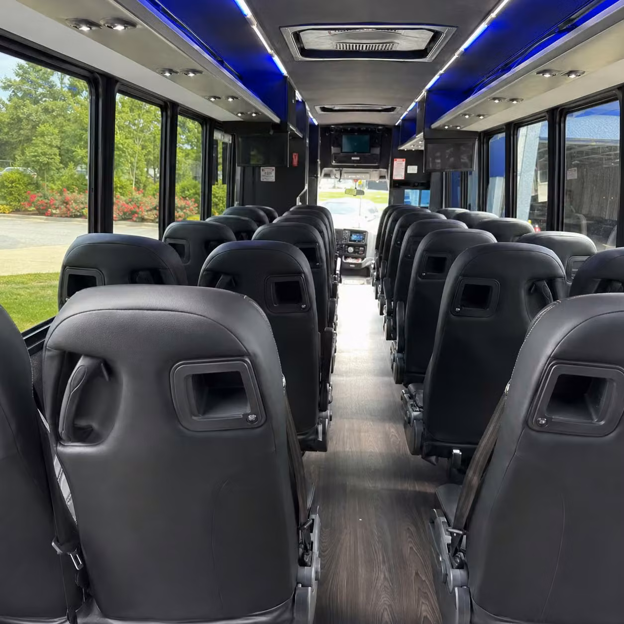 35 passenger minibus inside