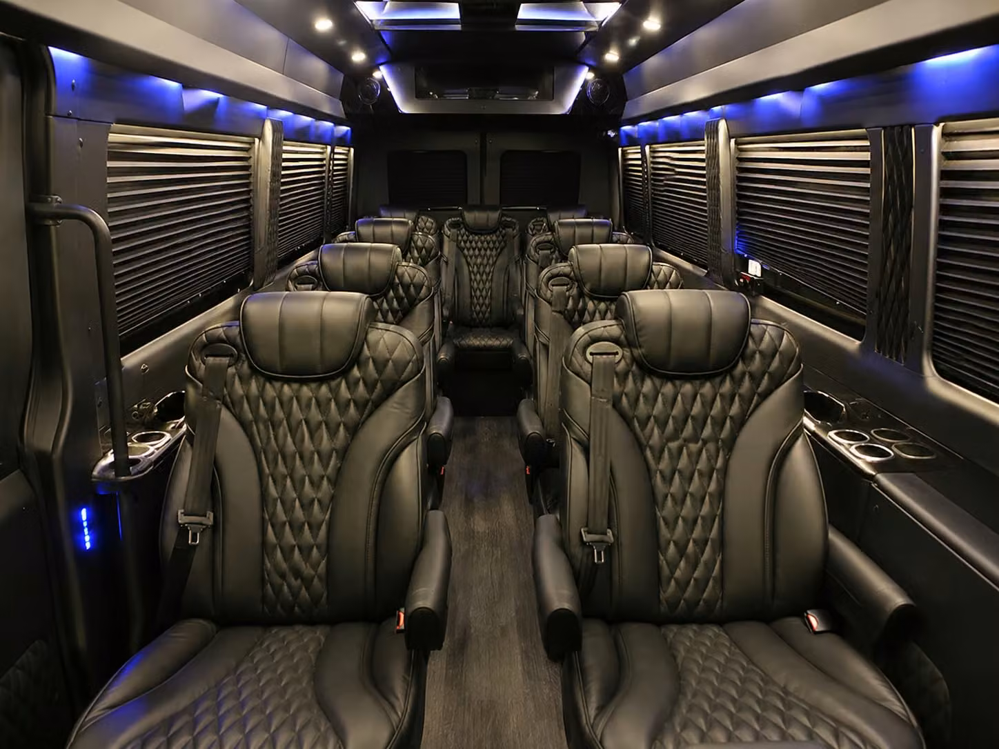 sprinter van with driver inside