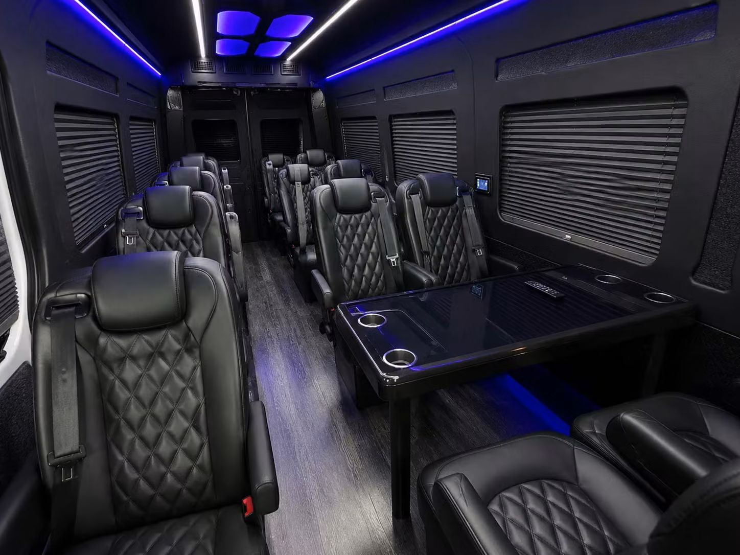sprinter van with driver interior